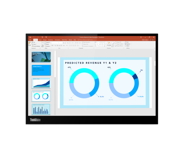 Lenovo ThinkVision M14d - 1145574 - zdjęcie 7